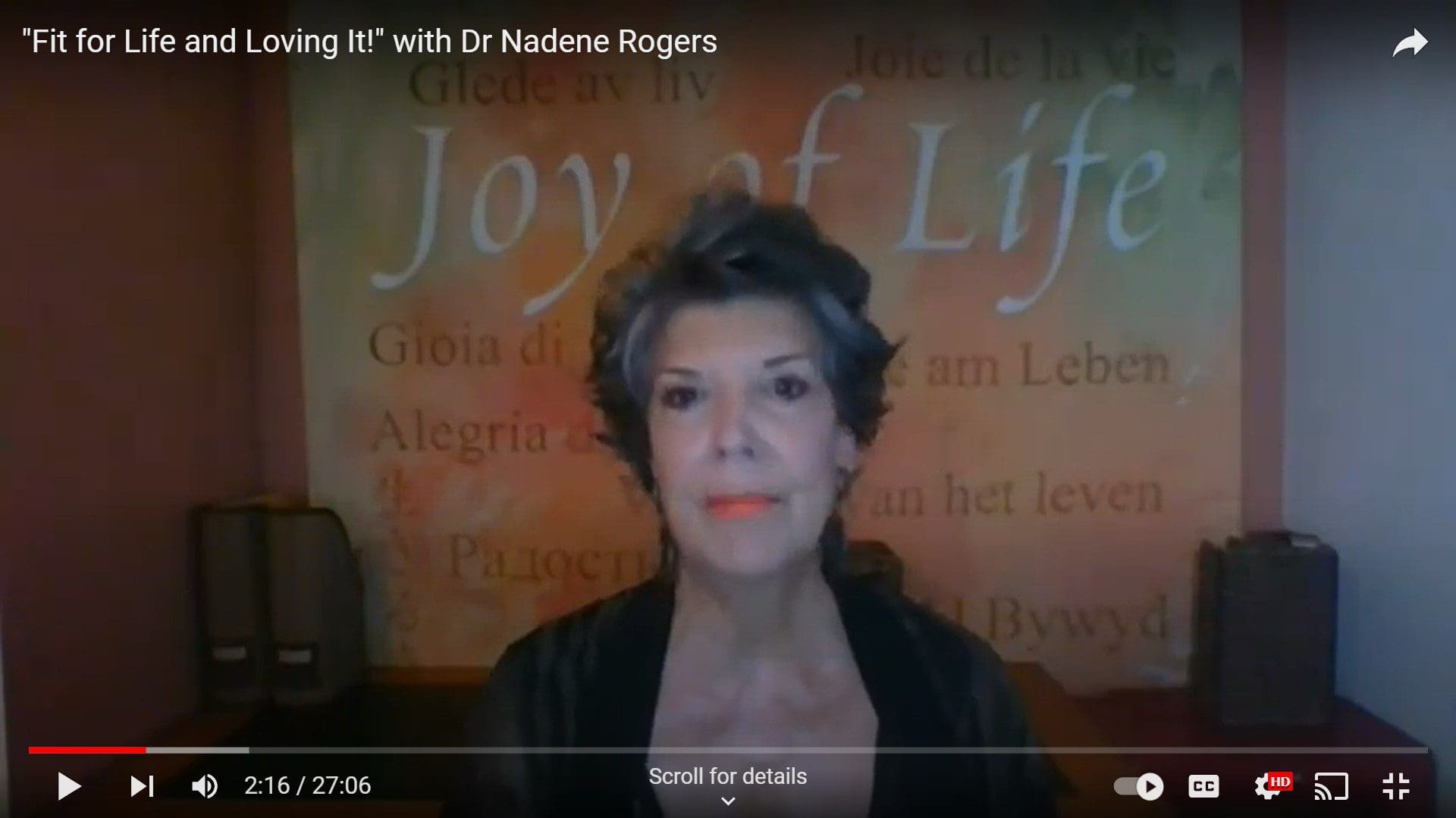 "Fit for Life and Loving It" – Rev. Dr. Nadene Rogers