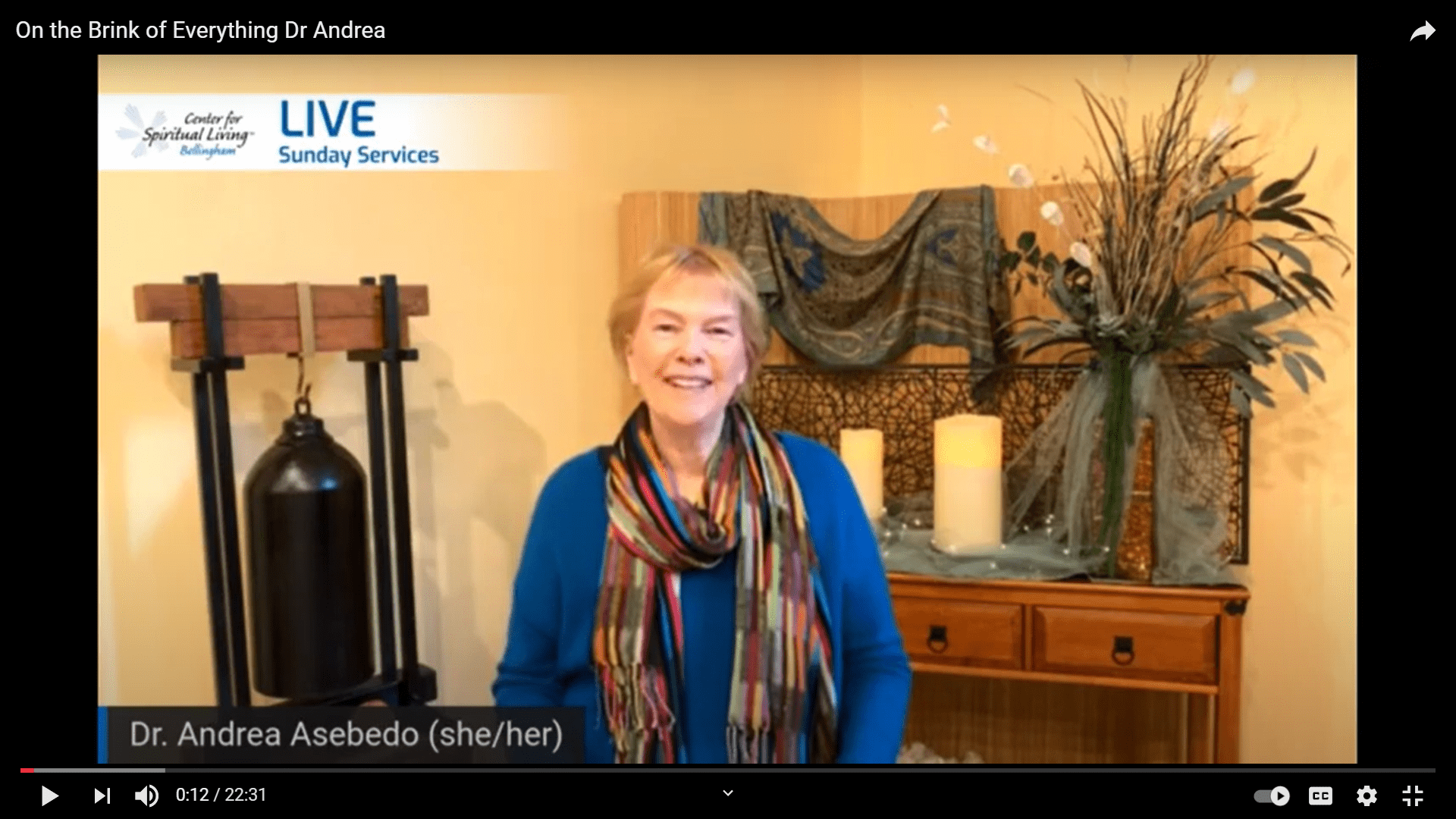"On the Brink of Everything" – Rev. Dr. Andrea Asebedo