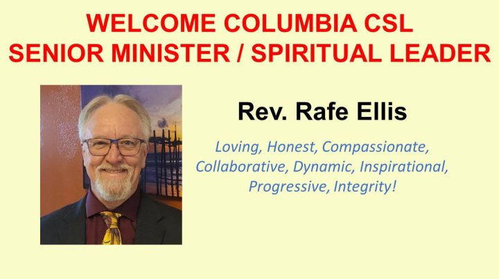 Welcome Rev. Rafe Ellis