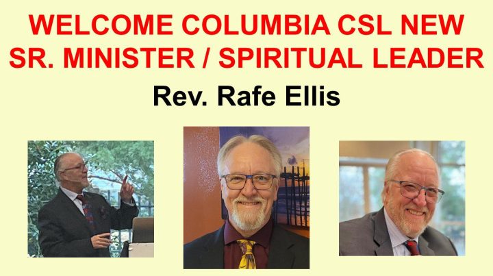 Welcome Rev. Rafe Ellis